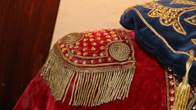 Tenue de l'écarteur dans la course landaise