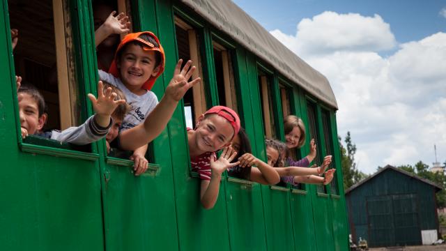 Petit train de l'Ecomusée de Marquèze