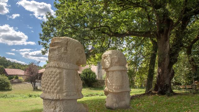 Forêt d'Art Contemporain - St Geroge et son dragon de compagnie